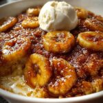 Bananas Foster Cobbler Delightful