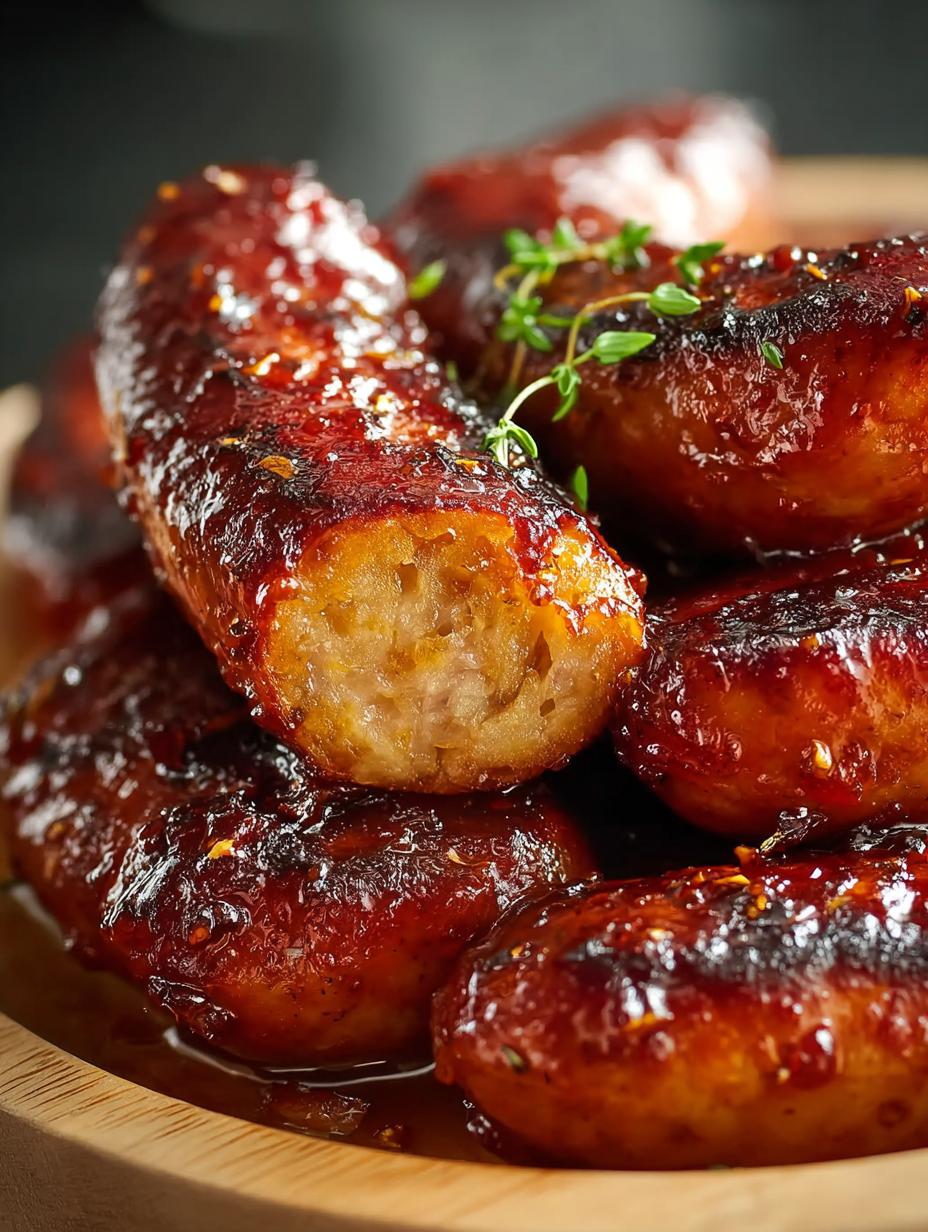 Bbq Cocktail Sausage Crock