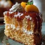 Brown Sugar Peach Cake