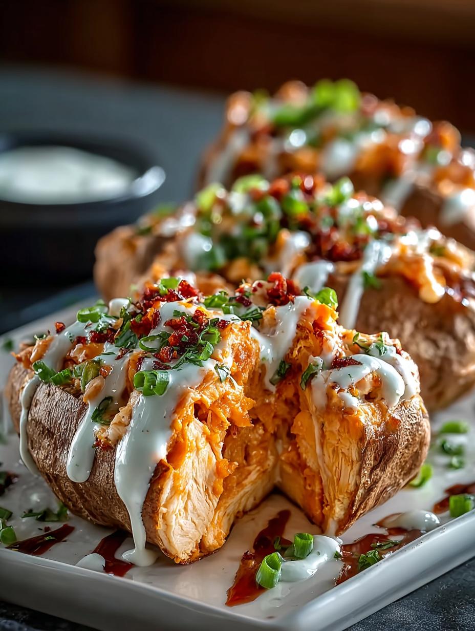 Buffalo Chicken Stuffed Sweet Potatoes for Dinner Delight - Buffalo Chicken Stuffed Sweet - additional detail