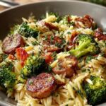 Chicken Sausage Broccoli Orzo