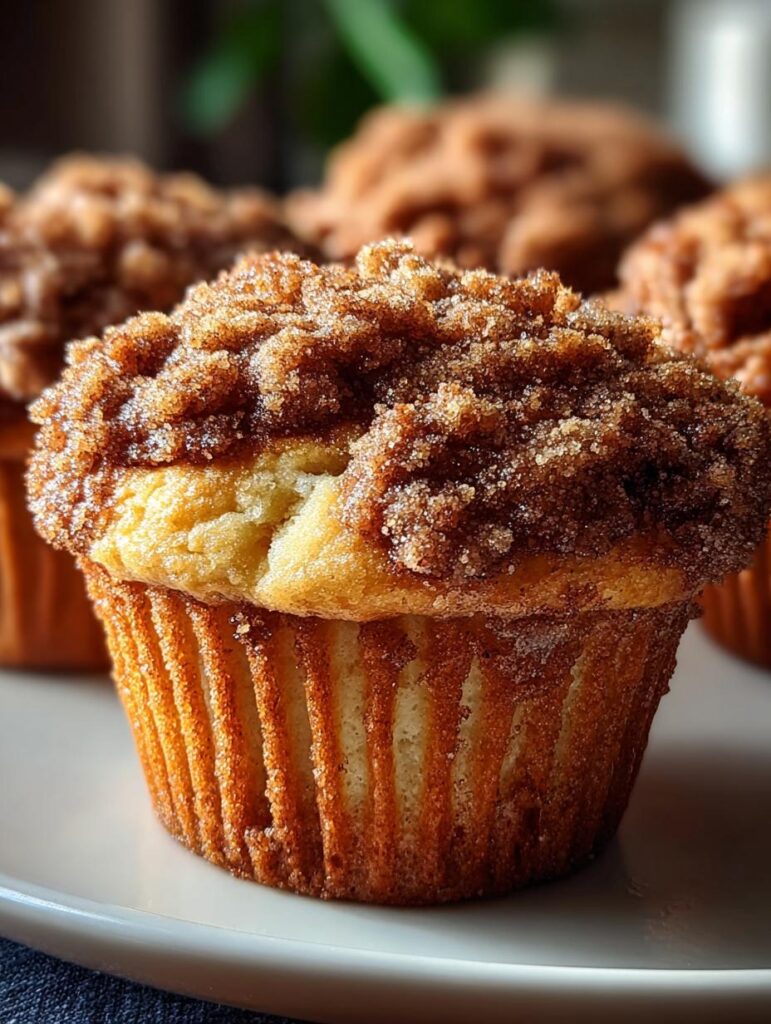 Cinnamon Muffins Crunch Topping