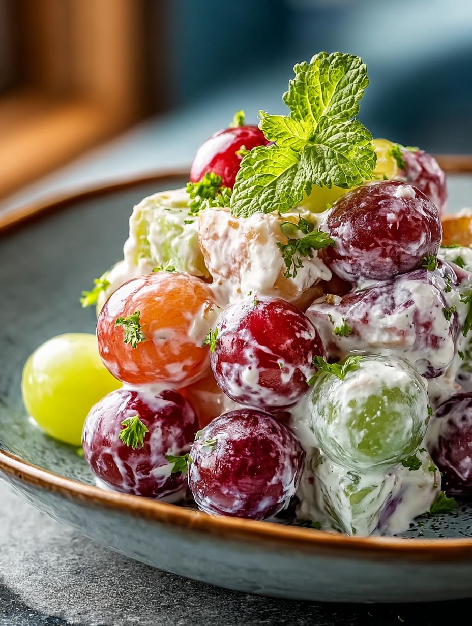 Creamy Grape Salad That Will Wow Your Guests Today - Creamy Grape Salad - main visual representation