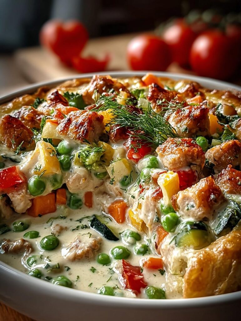 Creamy Ranch Turkey Veggie