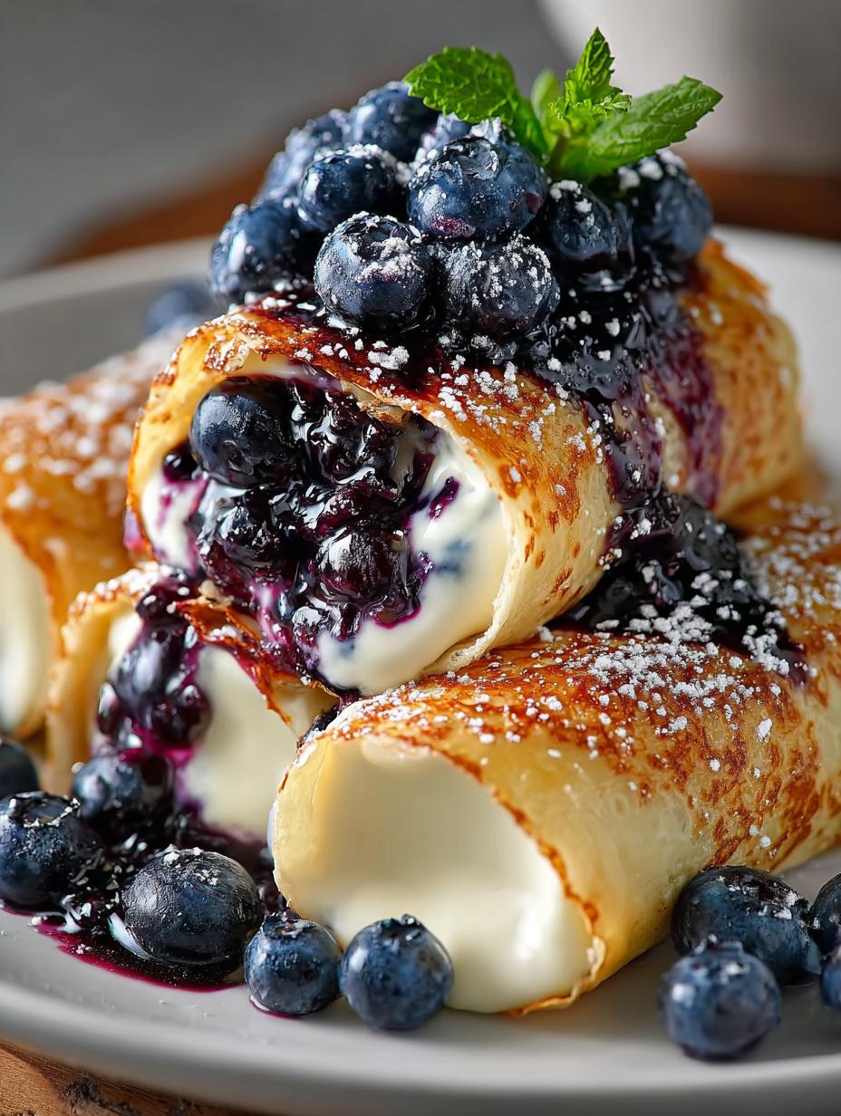 Crispy Keto Blueberry Cream: 6 Delicious Roll-Ups - Crispy Keto Blueberry Cream - additional detail