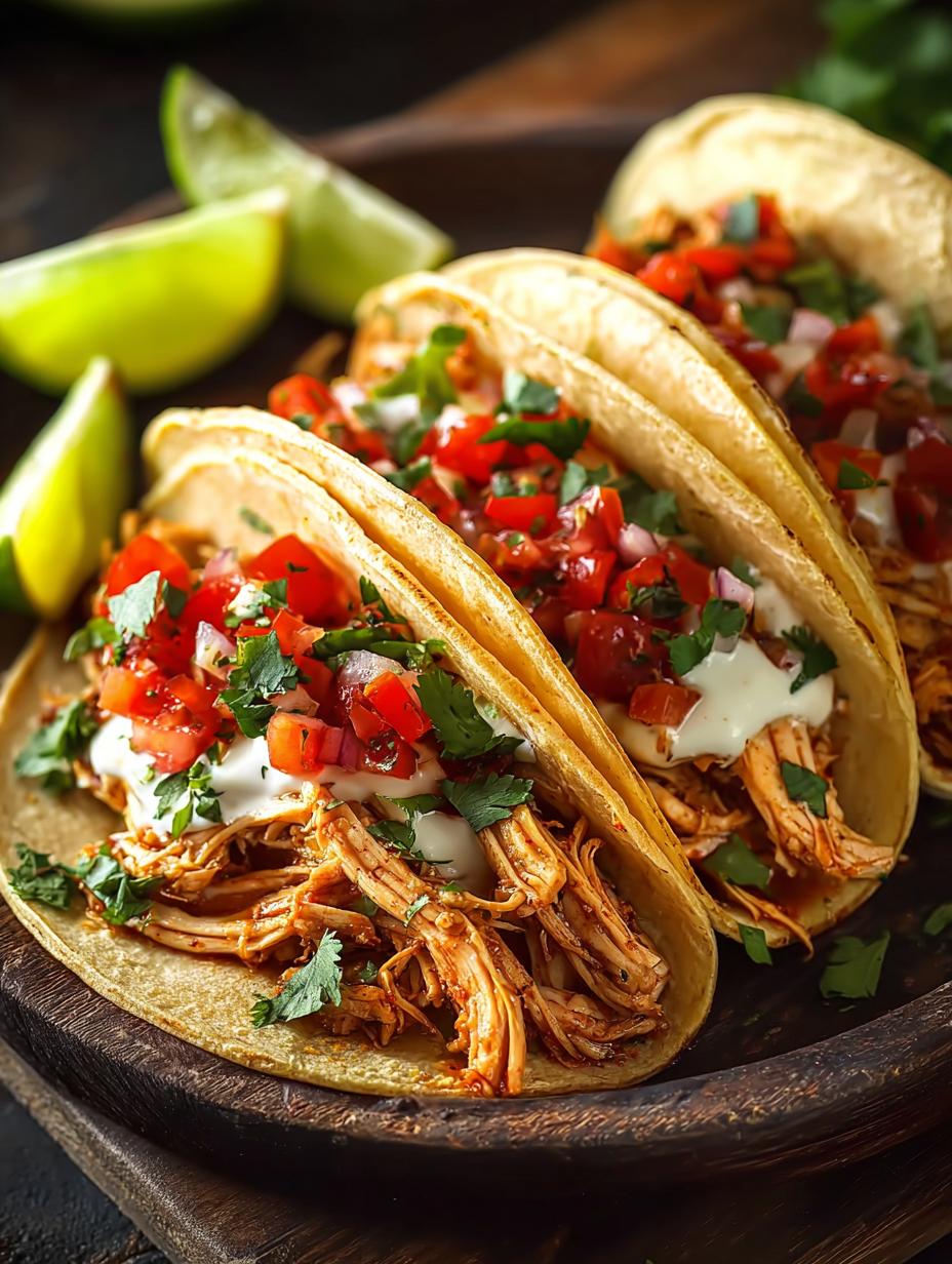 Crock Pot Chicken Tacos: 5 Simple Steps to Flavorful Bliss - Crock Pot Chicken Tacos - main visual representation