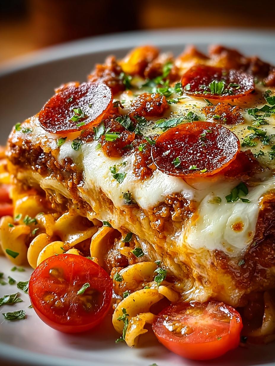 Crockpot Pizza Casserole Family: 7 Simple Steps - Crockpot Pizza Casserole Family - additional detail