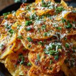 Garlic Parmesan Potato Nachos