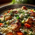 Greek Chicken Pearl Couscous