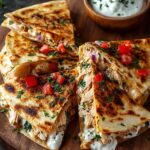 Greek Chicken Quesadillas