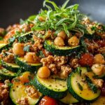 Ground Turkey Zucchini Chickpea