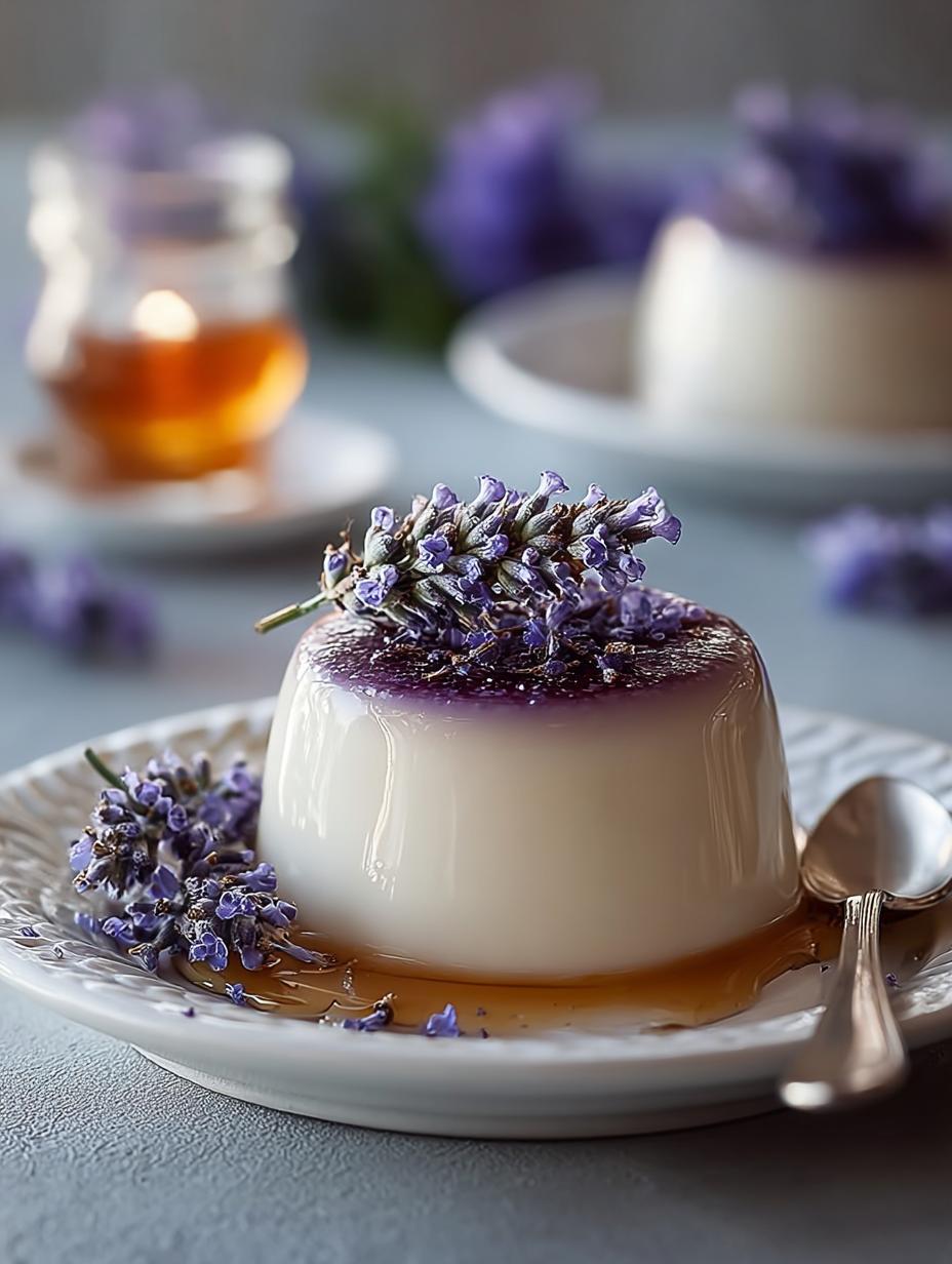 Lavender Honey Panna Cotta: 5 Steps to Blissful Indulgence - Lavender Honey Panna Cotta - additional detail