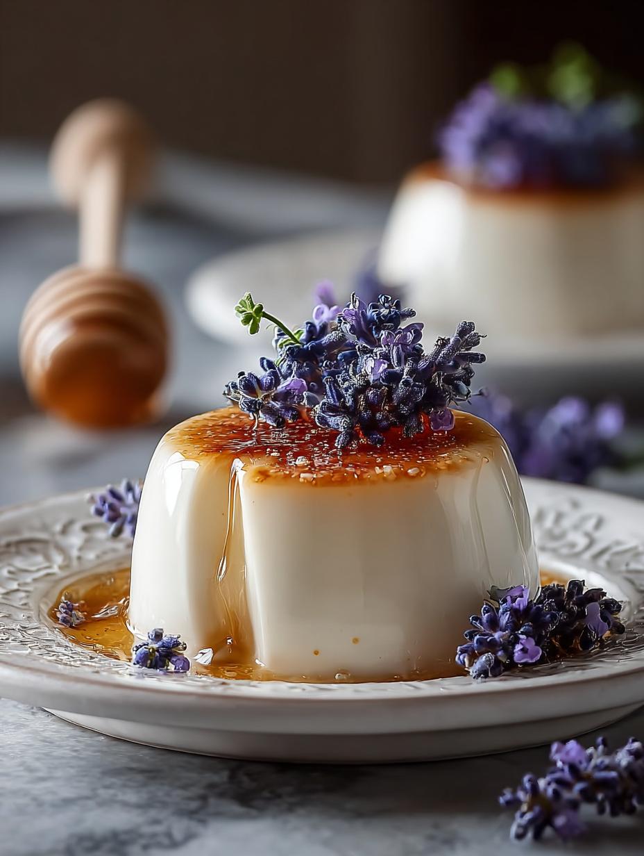 Lavender Honey Panna Cotta
