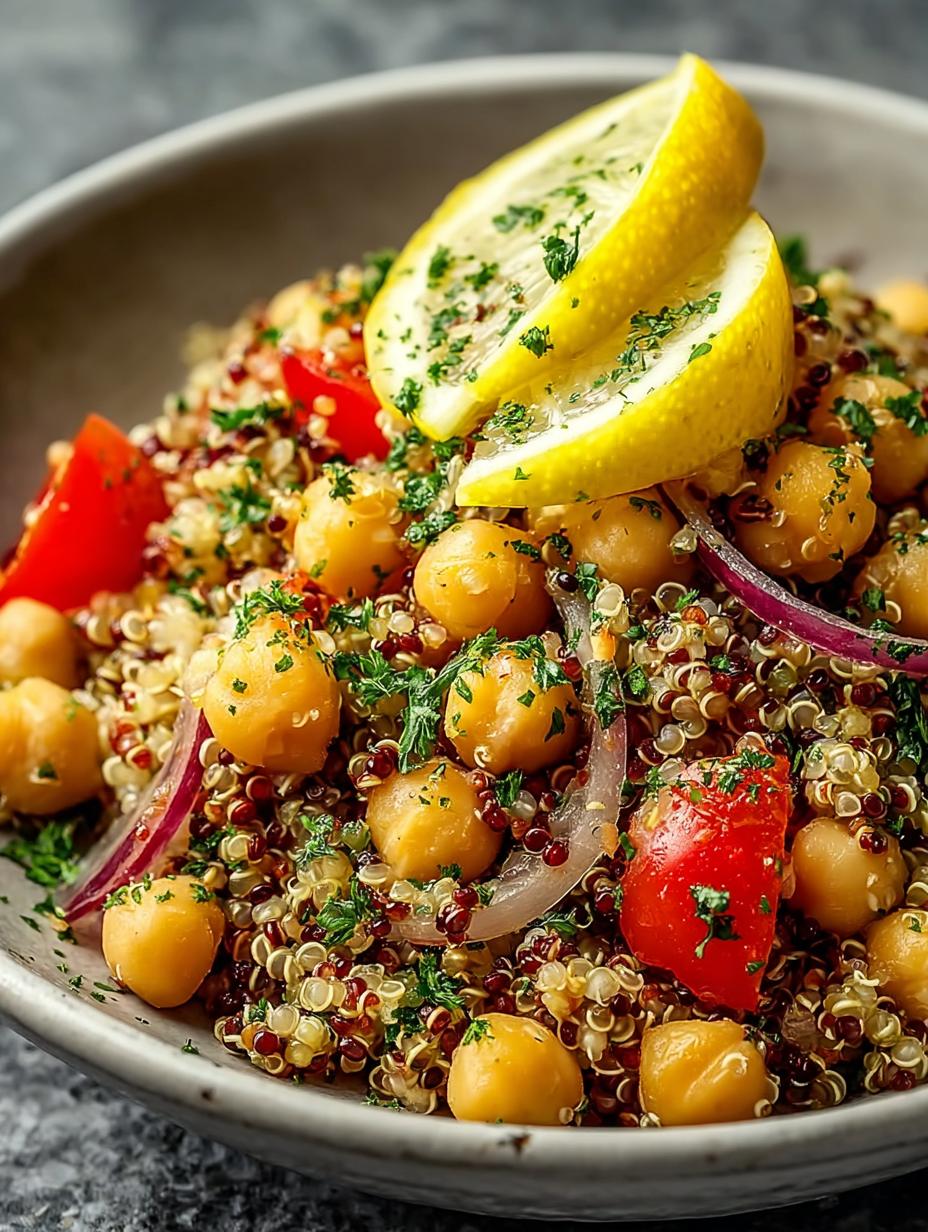 Lemon Herb Quinoa Chickpeas: 5 Refreshing Recipes - Lemon Herb Quinoa Chickpeas - main visual representation