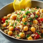 Lemon Herb Quinoa Chickpeas