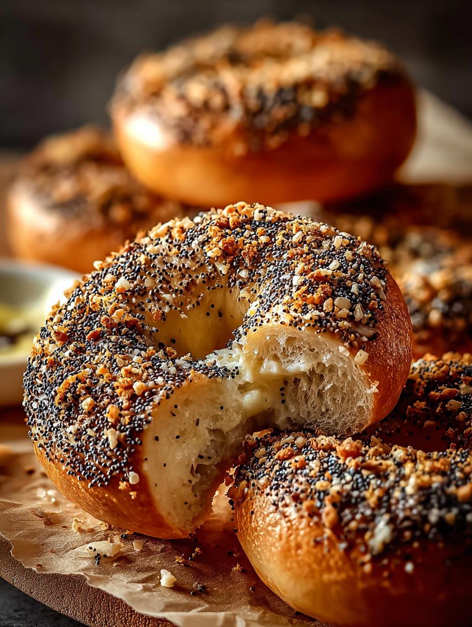 Lemon Poppy Seed Bagels