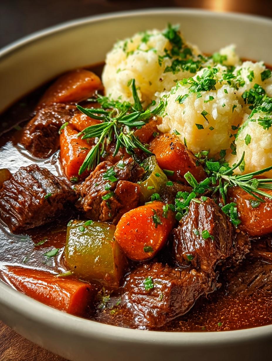 Lightened Irish Beef Stew: A Healthy Comfort Classic - Lightened Irish Beef Stew - main visual representation