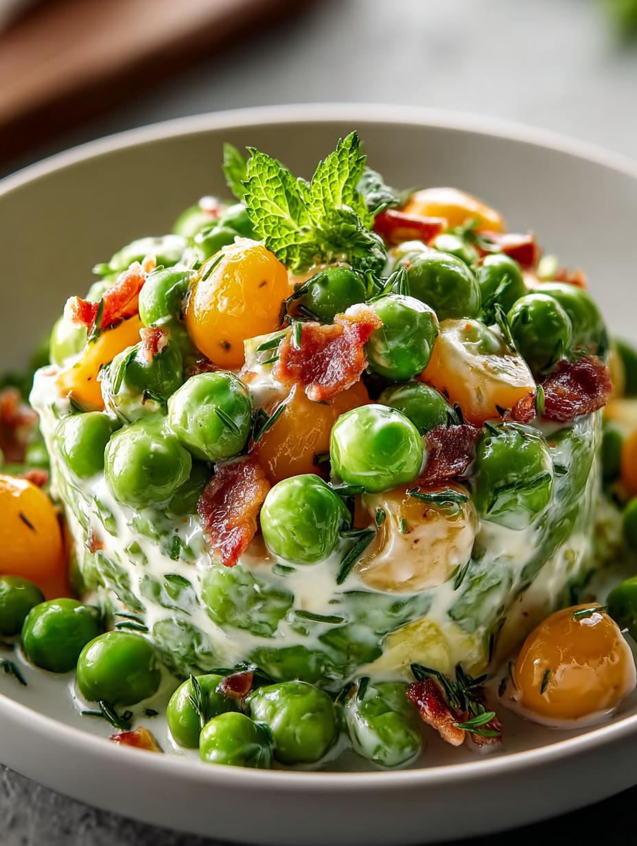 Loaded Pea Salad