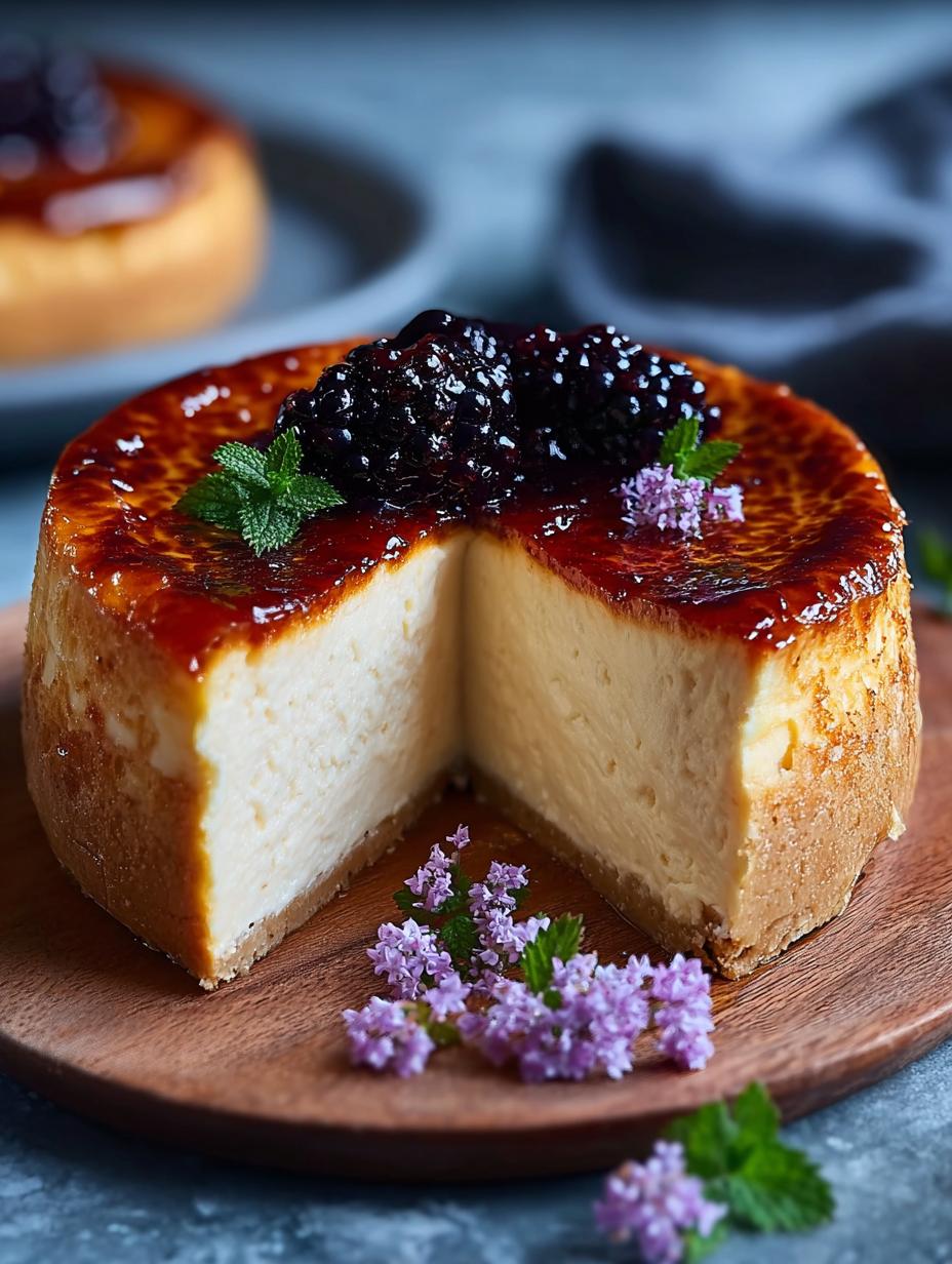 London Fog Basque Cheesecake