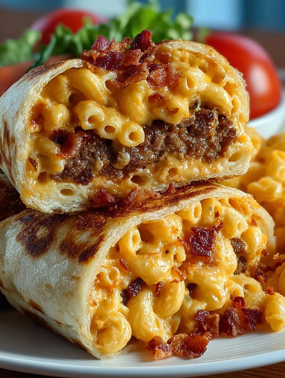 Mac Cheese Bacon Burger