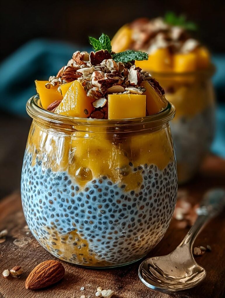 Mango Chia Overnight Oats