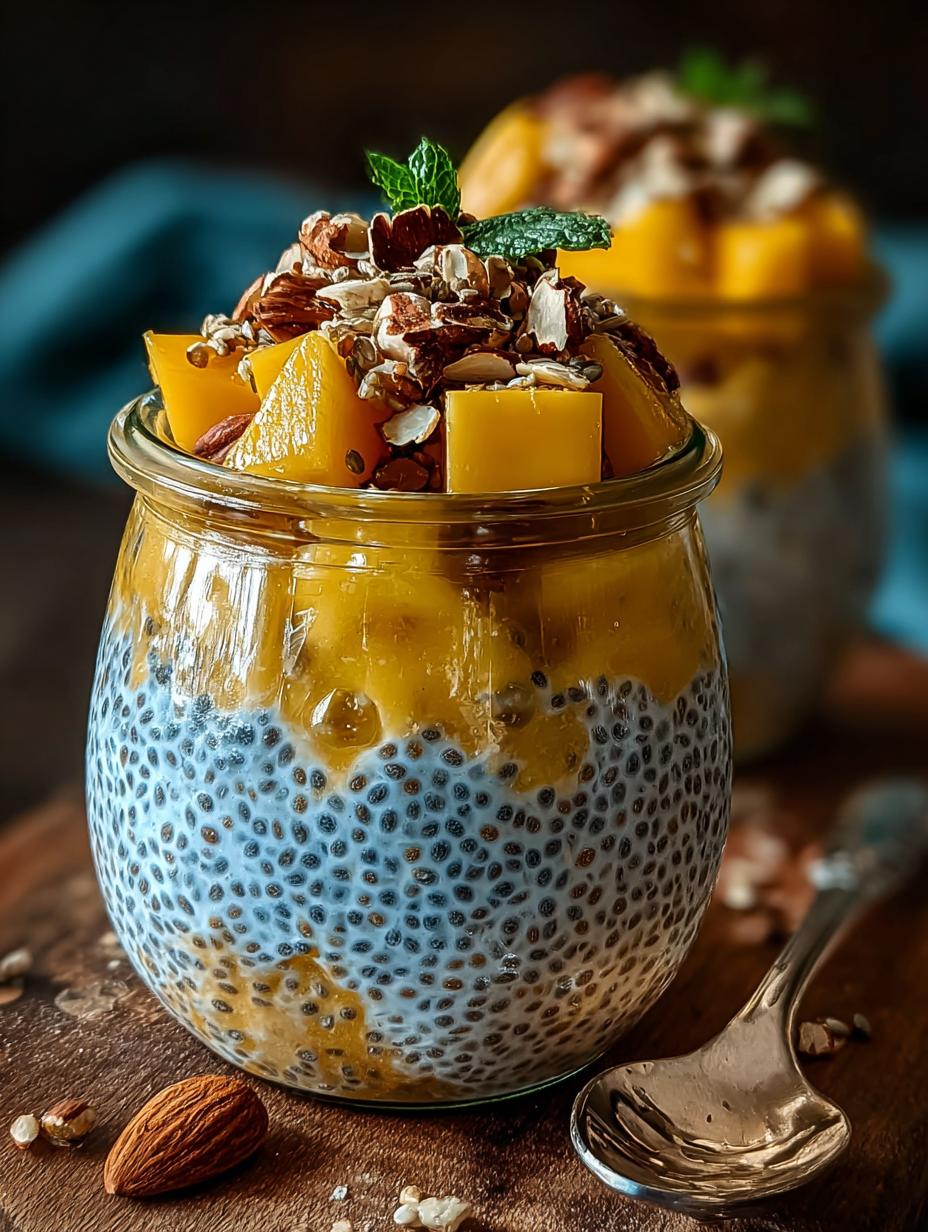 Mango Chia Overnight Oats