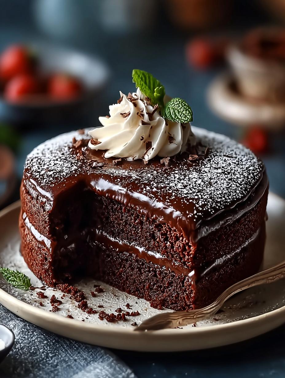 Decadent One Bowl Chocolate Cake for Busy Bakers - One Bowl Chocolate Cake - main visual representation