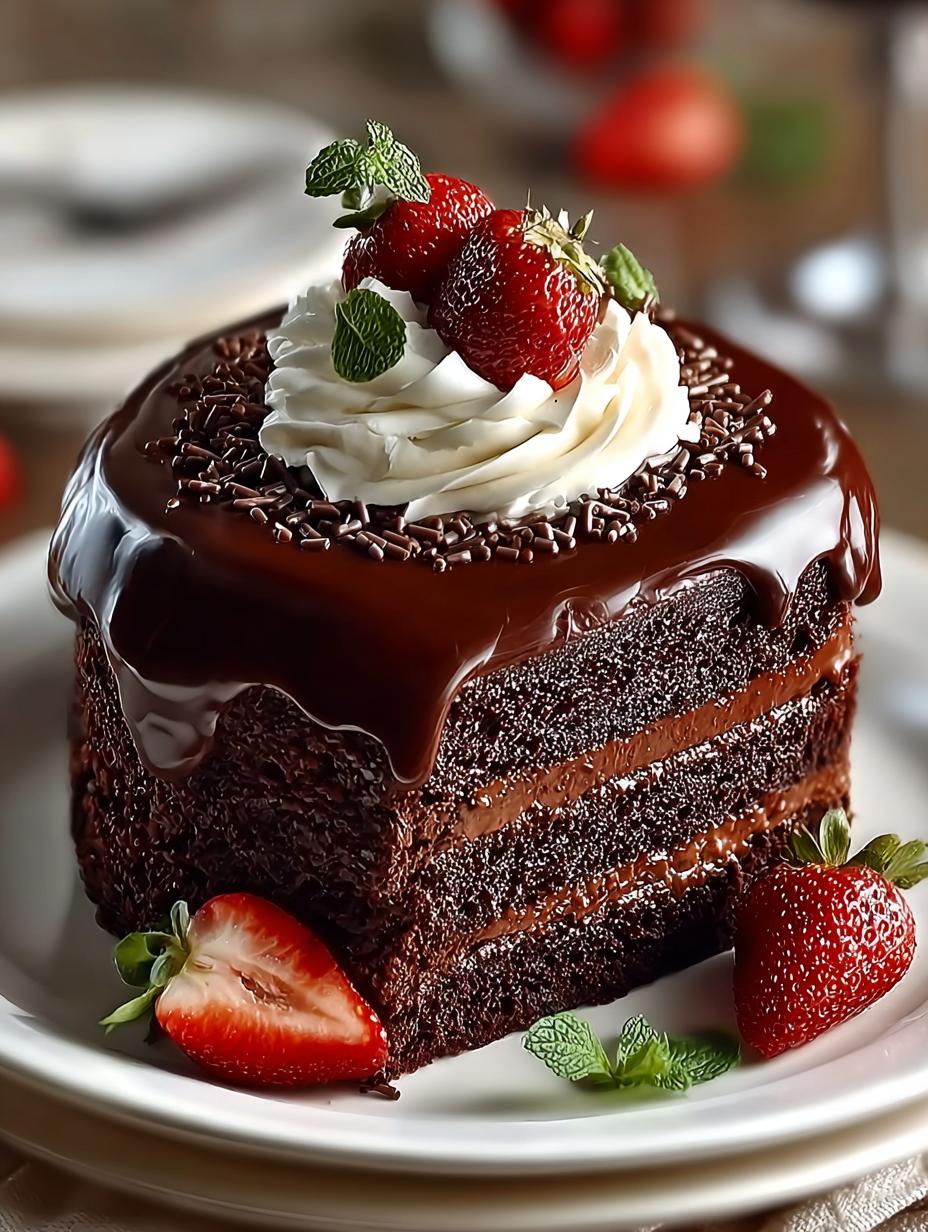 Decadent One Bowl Chocolate Cake for Busy Bakers - One Bowl Chocolate Cake - additional detail