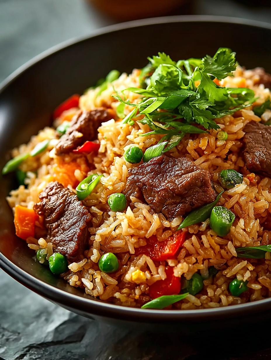 Delicious Onion Beef Fried Rice Recipe in 30 Minutes - Onion Beef Fried Rice - additional detail