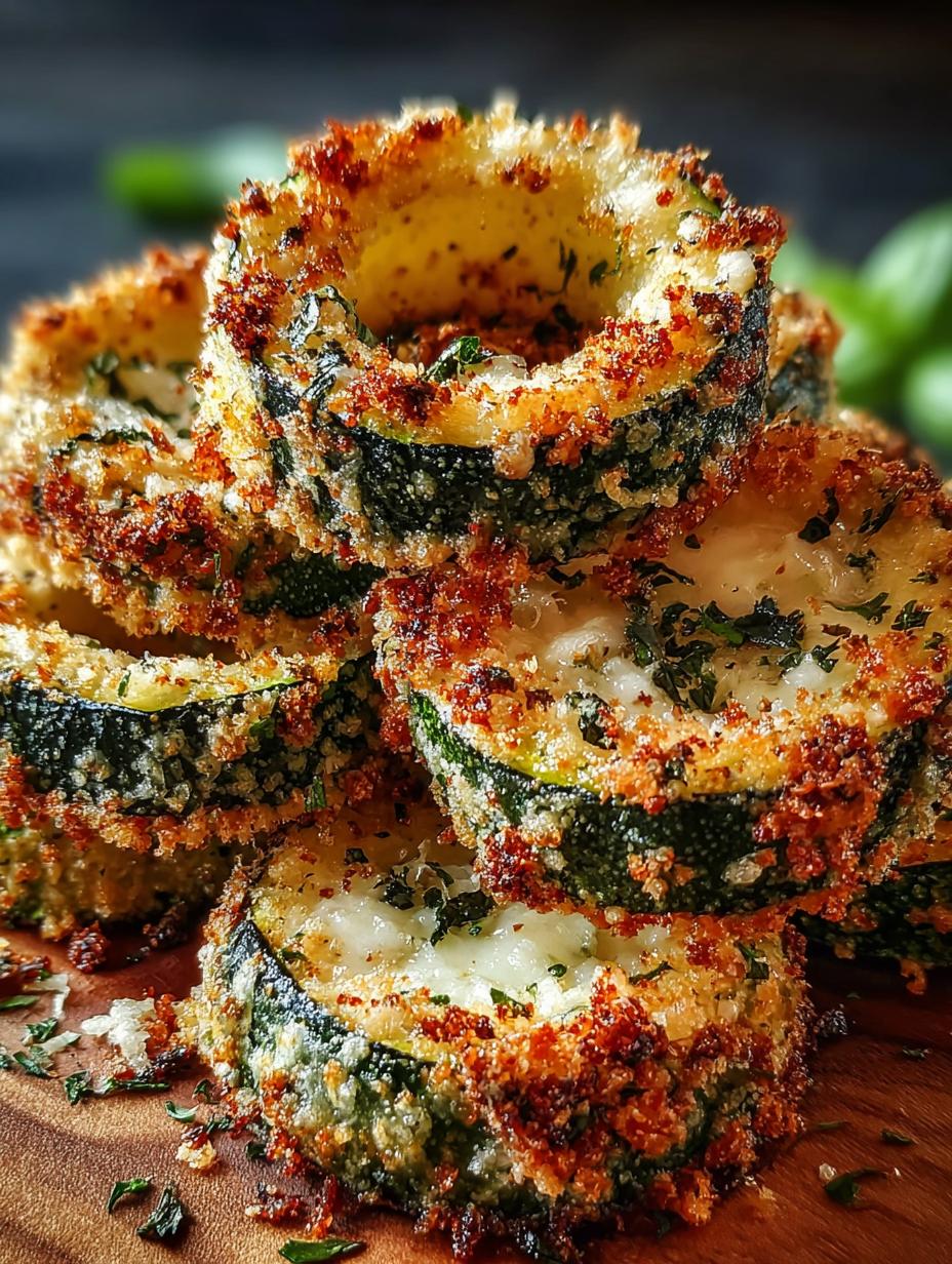 Delicious Parmesan Zucchini Rings: 5 Steps to Crispy Perfection - Parmesan Zucchini Rings - additional detail