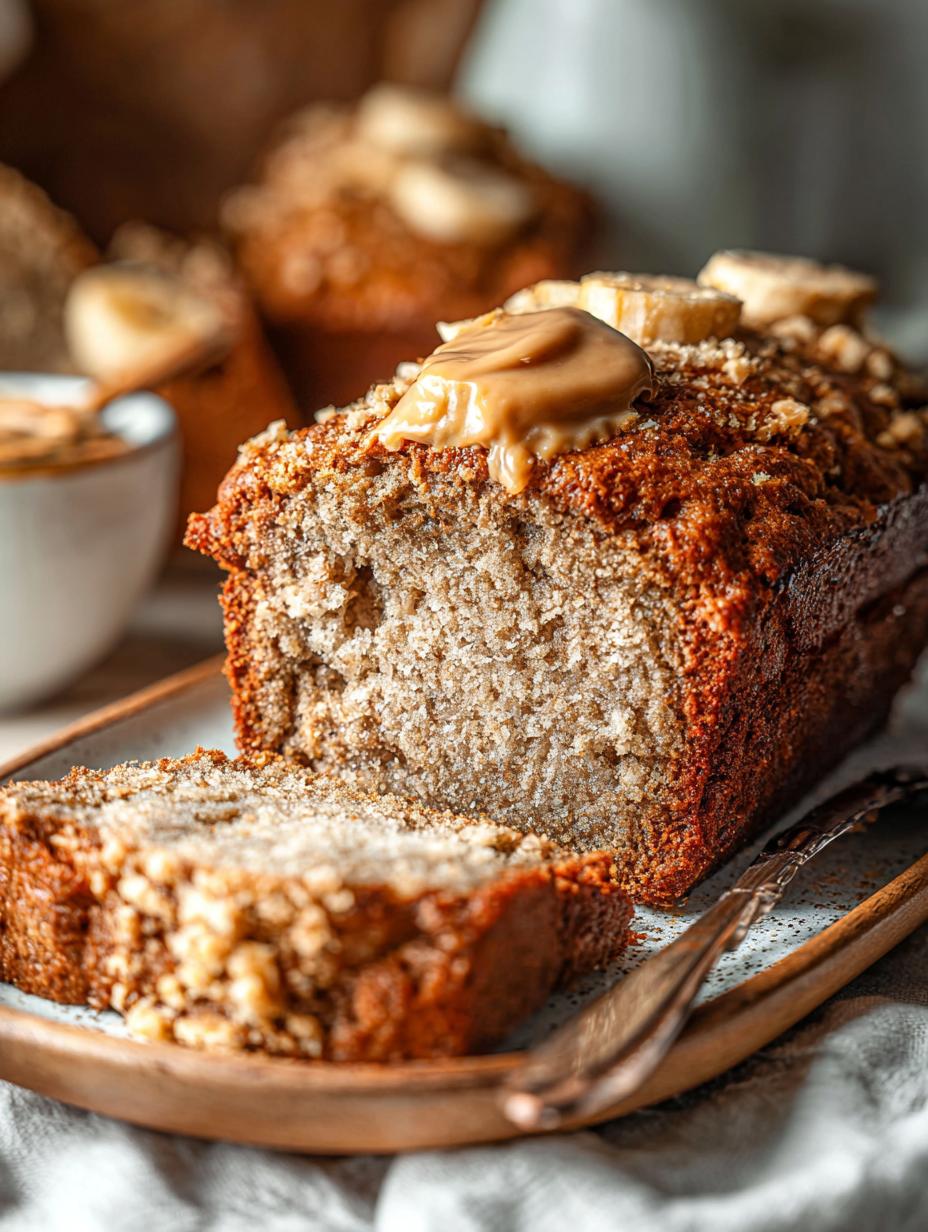 Peanut Butter Banana Bread