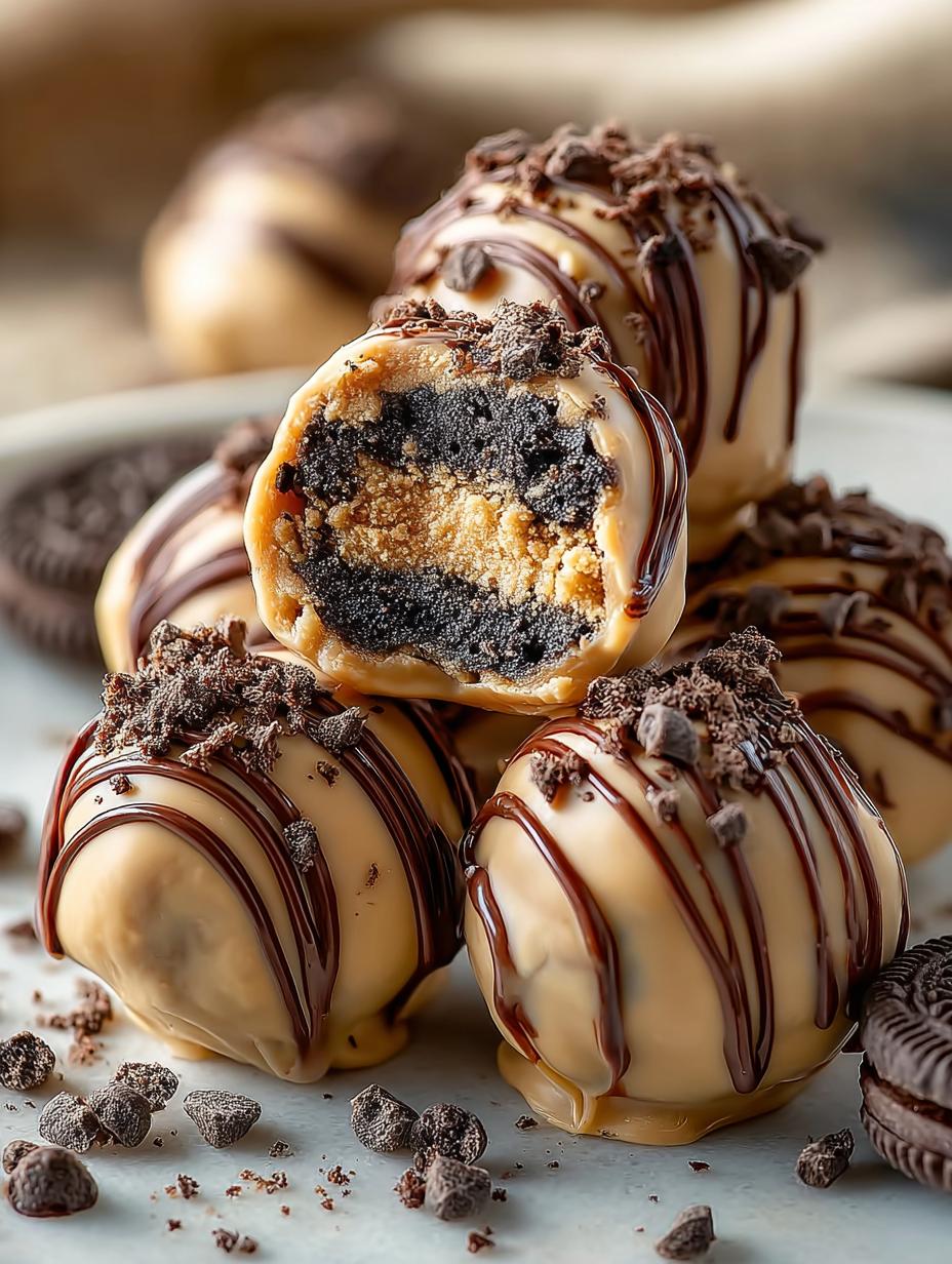 Peanut Butter Oreo Truffles: 24 Irresistible Chocolate Treats - Peanut Butter Oreo Truffles - additional detail