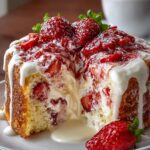 Strawberry Cream Cheese Pound
