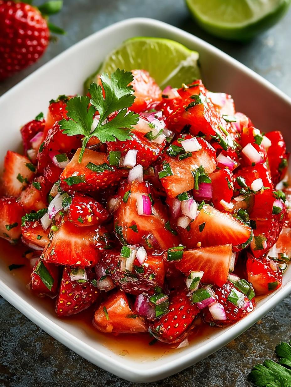 Fresh Strawberry Salsa: 5 Fiery Jalapeño Ideas - Strawberry Salsa - main visual representation