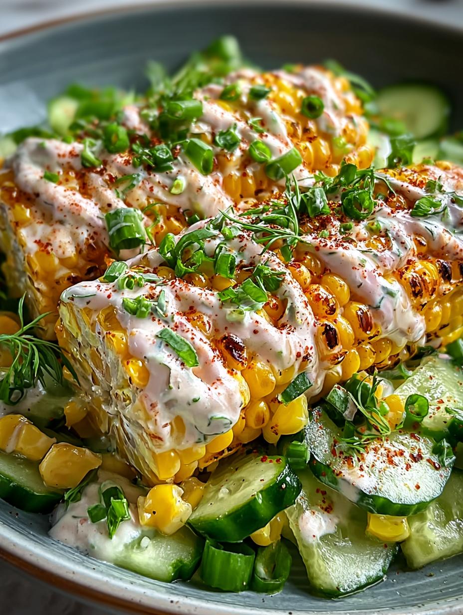 Street Corn Creamy Cucumber